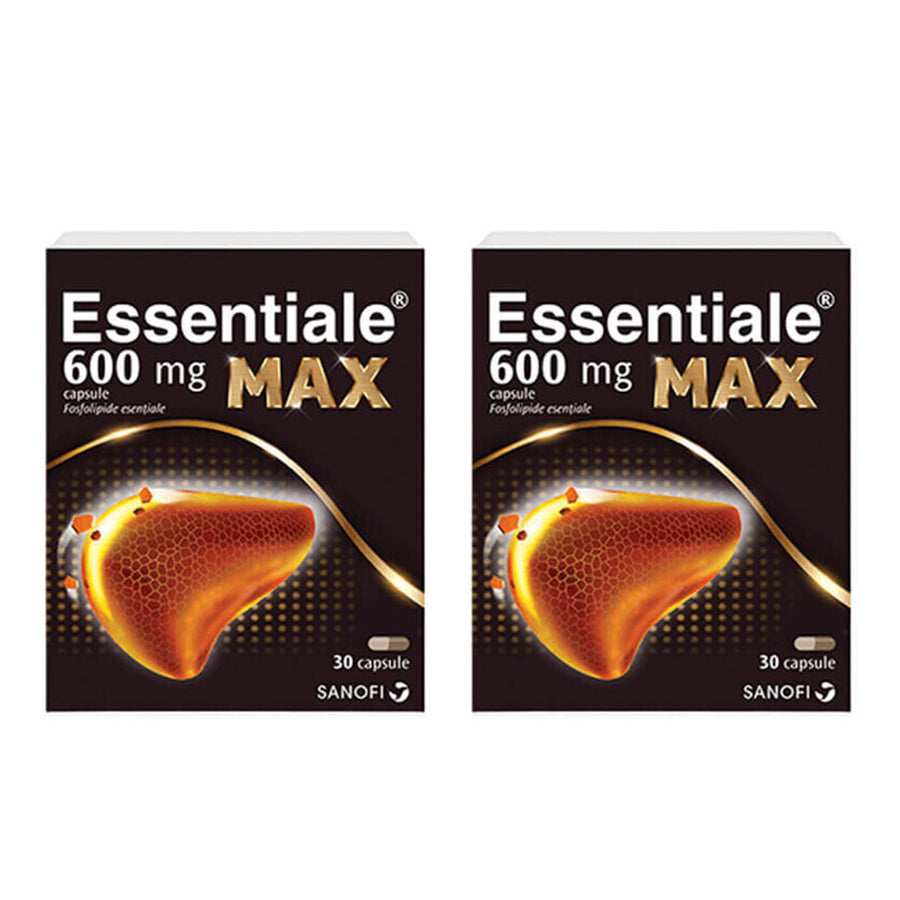 Essentiale MAX 600 mg, 2 x 30 capsule, Sanofi
