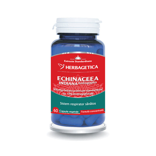 Echinacea Indiana, 60 capsule Herbagetica
