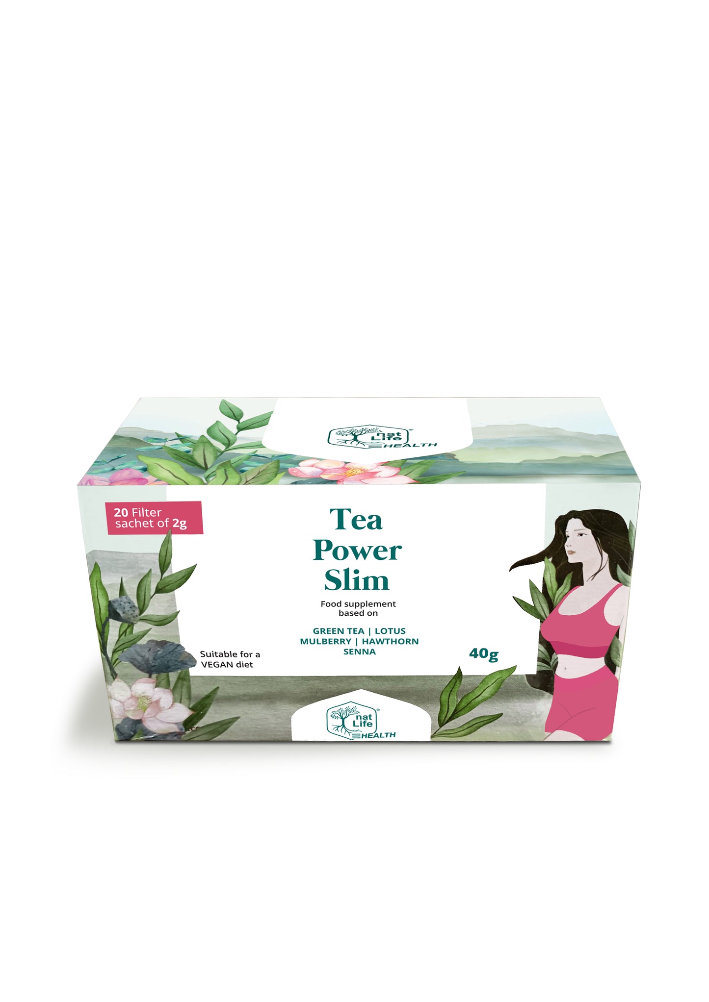 Te slim diuretico, Lassativo, Digestivo, Naturale, Detox