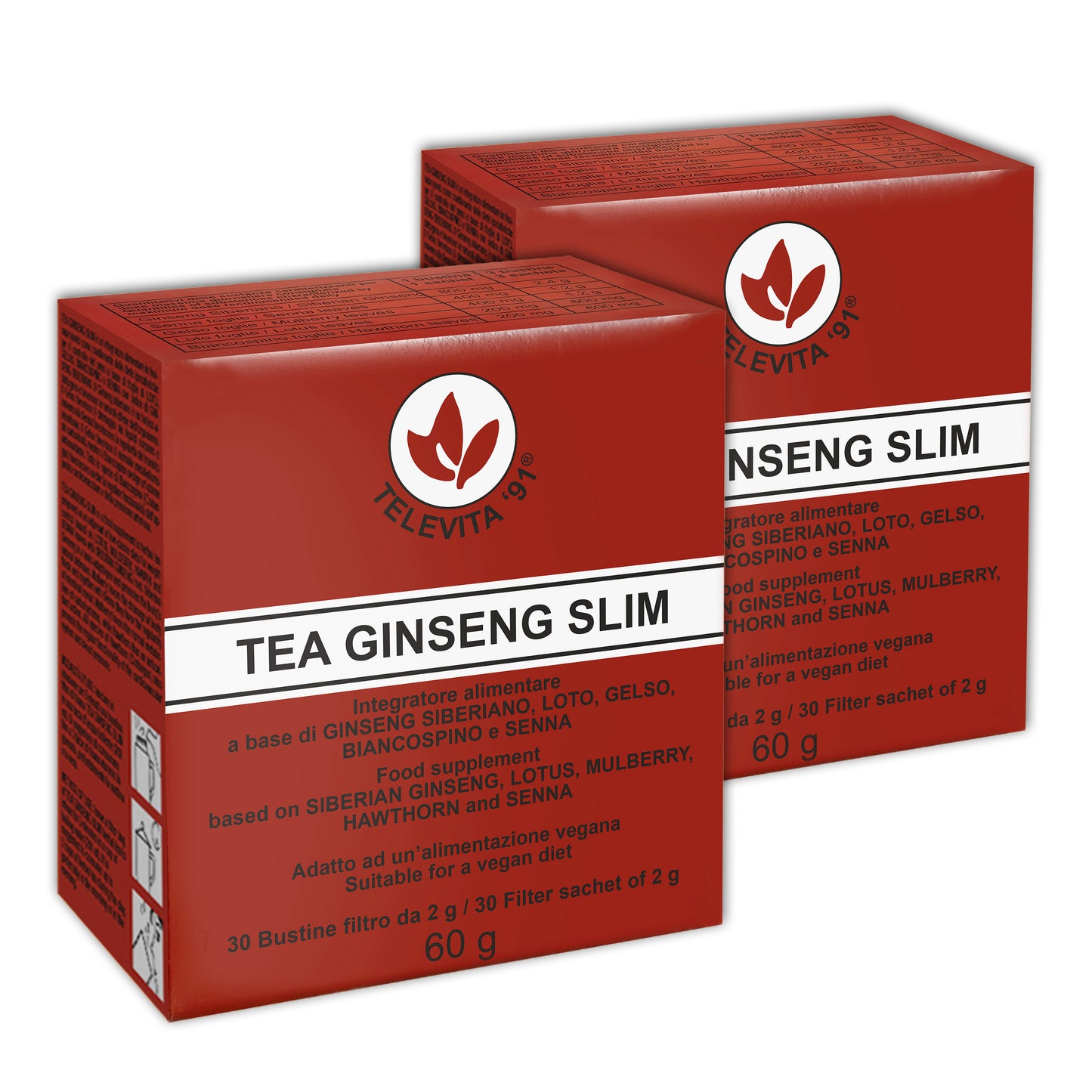 Te Ginseng Siberiano Slim, Televita, 30 bustine