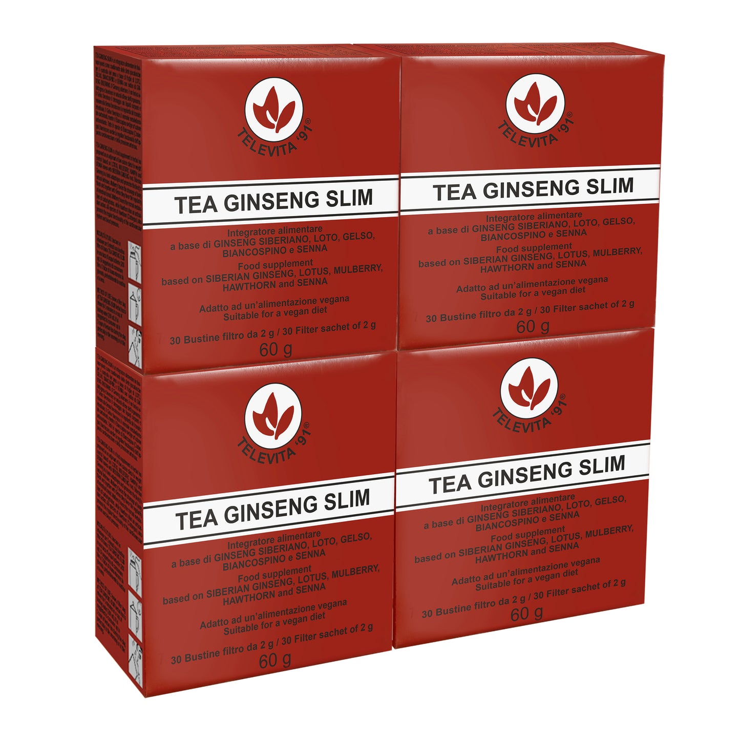 Te Ginseng Siberiano Slim, Televita, 30 bustine