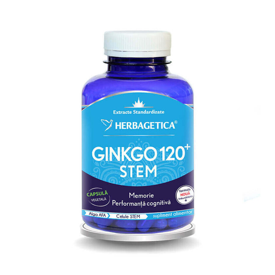 Ginkgo 120+ Stem, 120 capsule Herbagetica