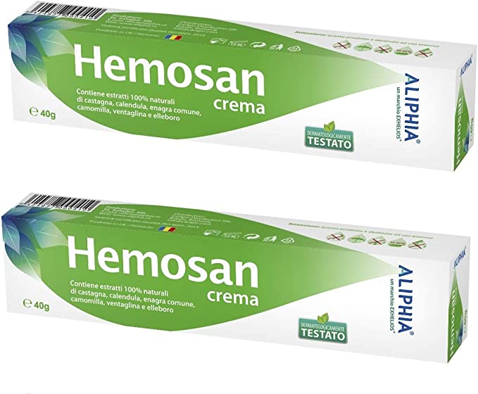 Crema Hemosan 40g, Aliphia per la cura delle emorroidi