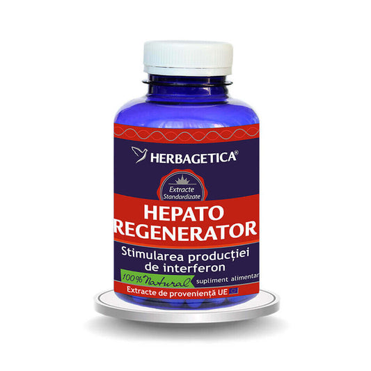 Hepato Regenerator, 120 capsule Herbagetica