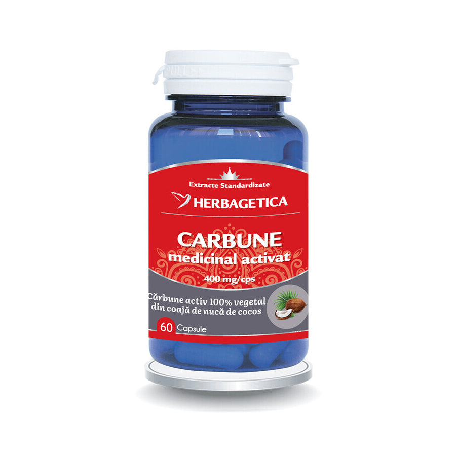 Carbone attivo medicinale x 60cps, Herbagetica