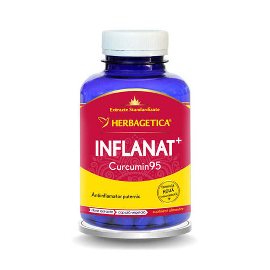 Inflanat+ Curcumin95, 120 capsule, Herbagetica