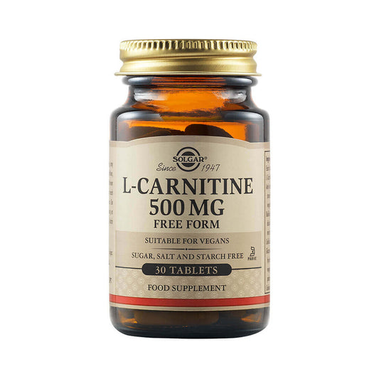 L-Carnitina 500 mg, 30 compresse, Solgar
