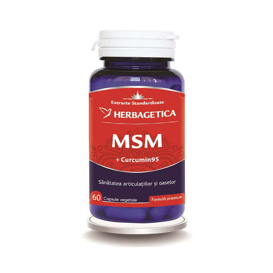 MSM + Cucumin95, 60 capsule, Herbagetica