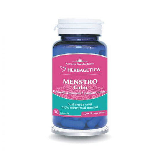 Menstrocalm, 30 capsule Herbagetica