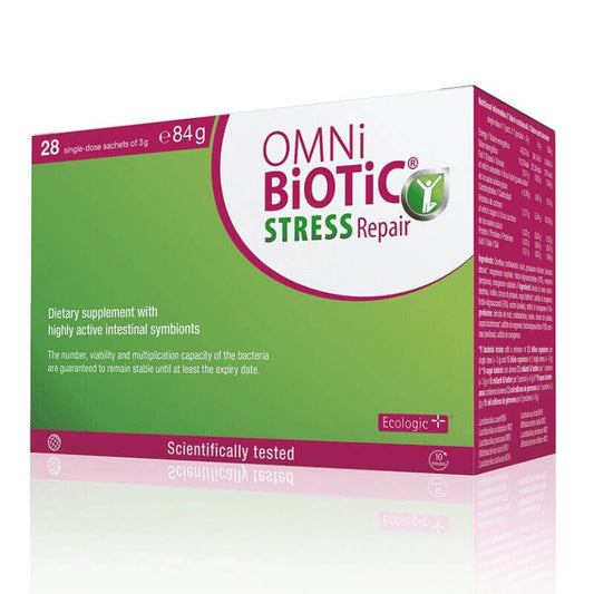 OmniBiotic Stress Repair, 28 bustine, Institut AllergoSan         Flora intestnale digestione antibatterico