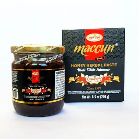 Pasta di miele per potenza, Afrodisiac Herbal, 240 g, Maccun  - Forza e vigore in tutto l organismo