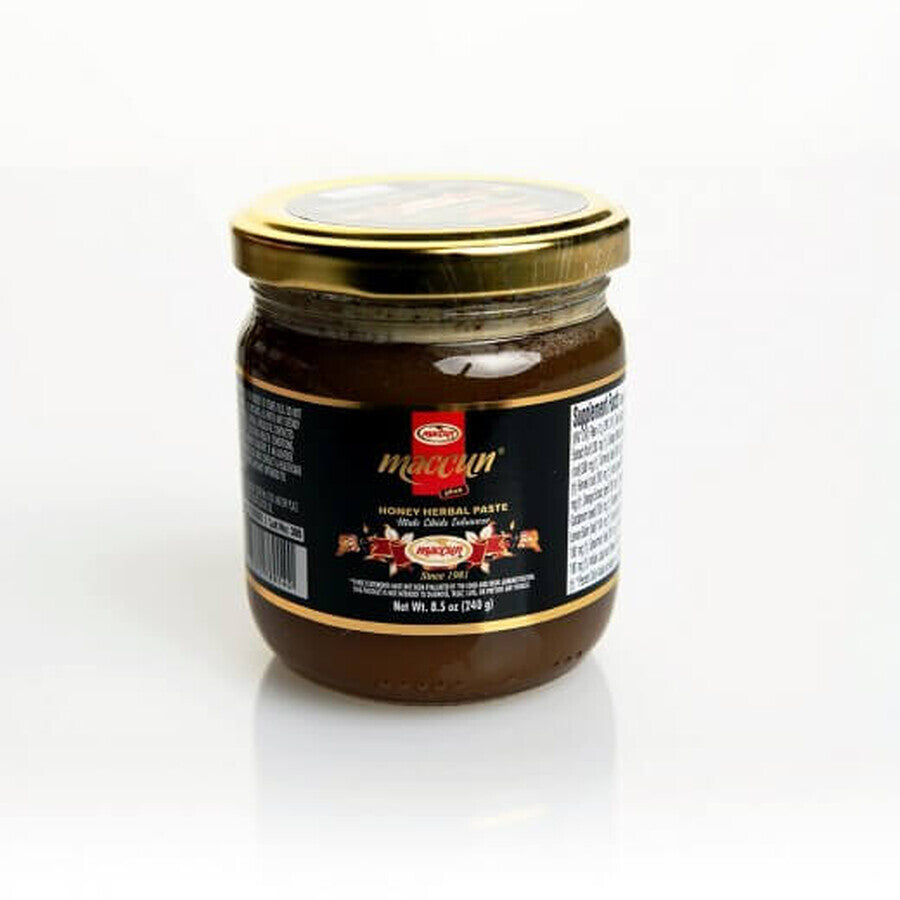 Pasta di miele per potenza, Afrodisiac Herbal, 240 g, Maccun  - Forza e vigore in tutto l organismo