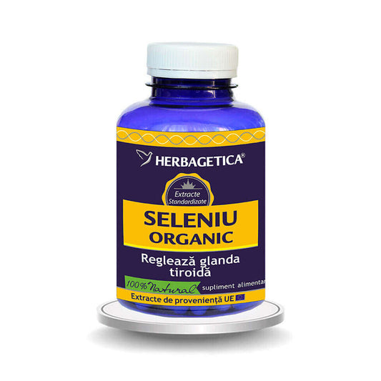 Selenio organico, 120 capsule, Herbagetica