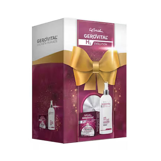 Set regalo Gerovital H3 Evolution: Crema antirughe, 50 ml + Acqua micellare, 150 ml
