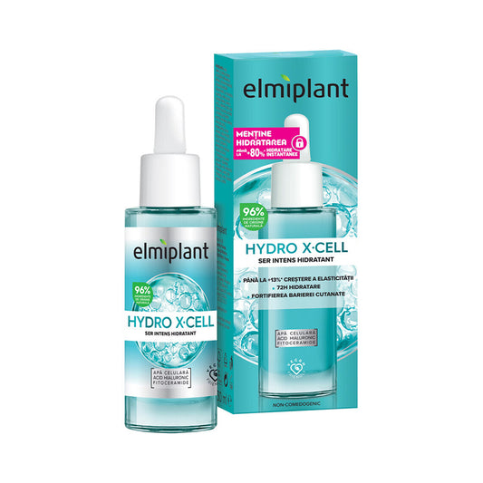 Siero viso idratante Hydro X-Cell, 30 ml, Elmiplant