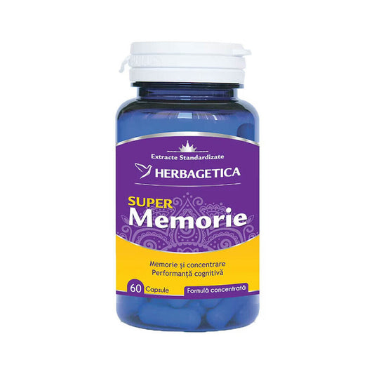 Super Memorie, 60 capsule, Herbagetica