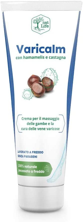 Varicalm Crema per la cura delle vene varicose anti infiammatorio, 75 ml, Nat Life