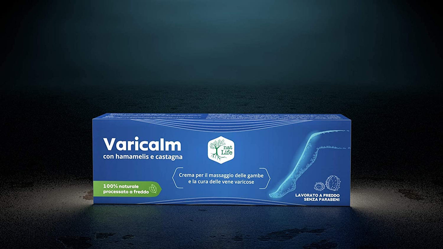 Varicalm Crema per la cura delle vene varicose anti infiammatorio, 75 ml, Nat Life