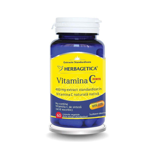 Vitamina C Forte 400 mg, 60 capsule, Herbagetica