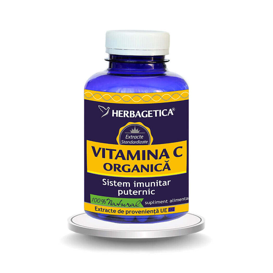Vitamina C organica, 120 capsule, Herbagetica