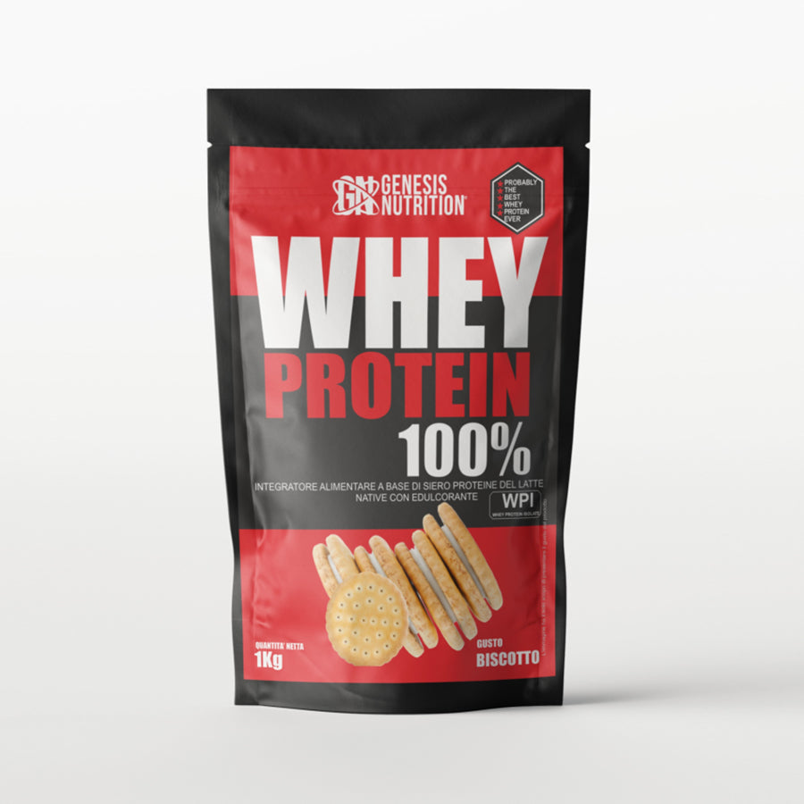 Genesis Nutrition - WHEY PROTEIN 1 Kg - Siero Latte - Proteine Isolate -WPI