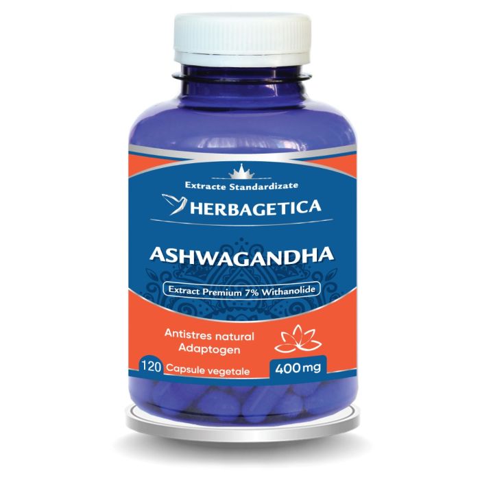 Ashwagandha, 120 capsule Herbagetica