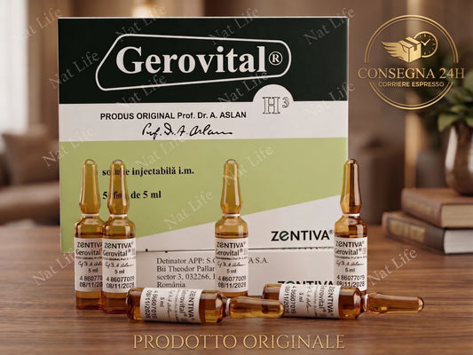 GEROVITAL GH3 5 FIALE INIETTABILI X 100 MG ANA ASLAN, SANOFI
