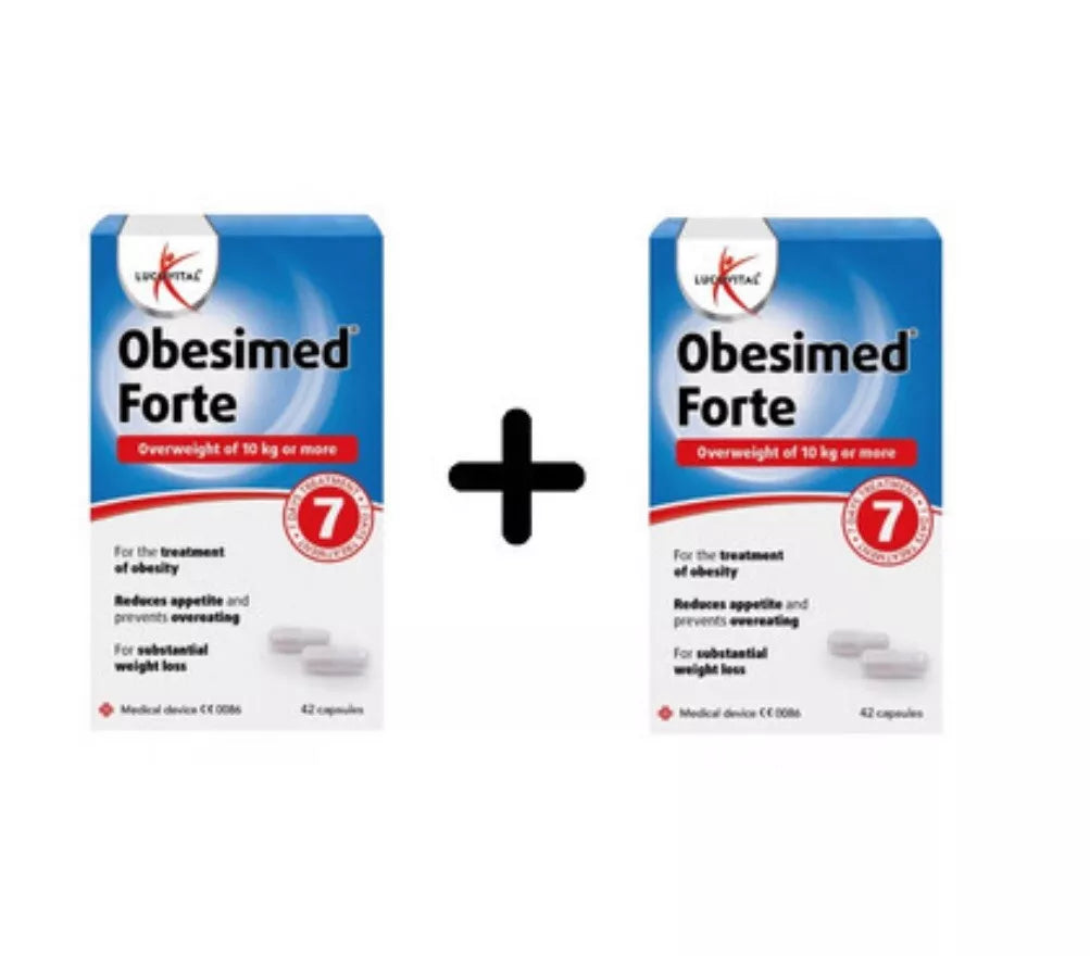 Obesimed Forte, 10 kg o più in sovrappeso, 42 capsule, Lucovitaal, compresse per la perdita del peso