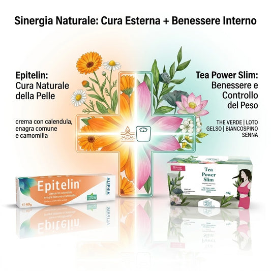 Crema Epitelin 40g, Aliphia per la cura della psoriasi e lesioni + 1 The Nat Life Sim