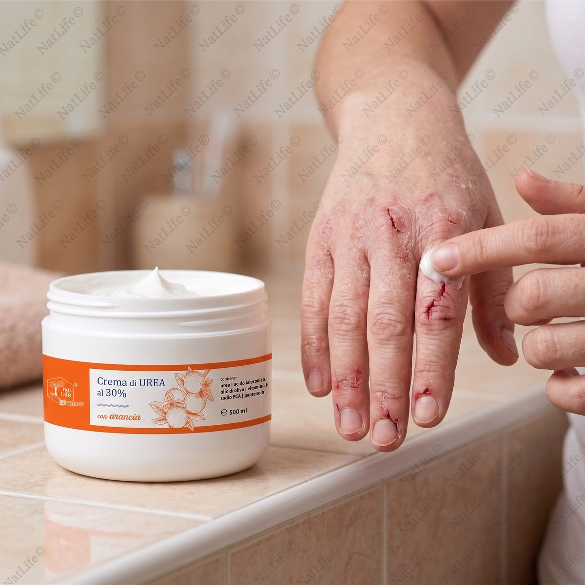 CREMA DI UREA AL 30% – 500 ml – ARANCIA